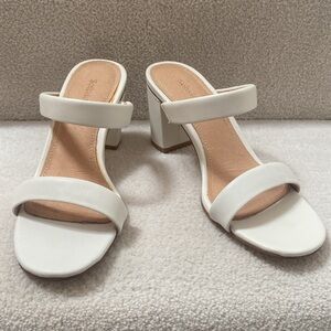 Soludos White Strappy Sandals